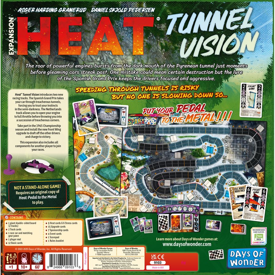 HEAT PEDAL TO THE METAL: TUNNEL VISION