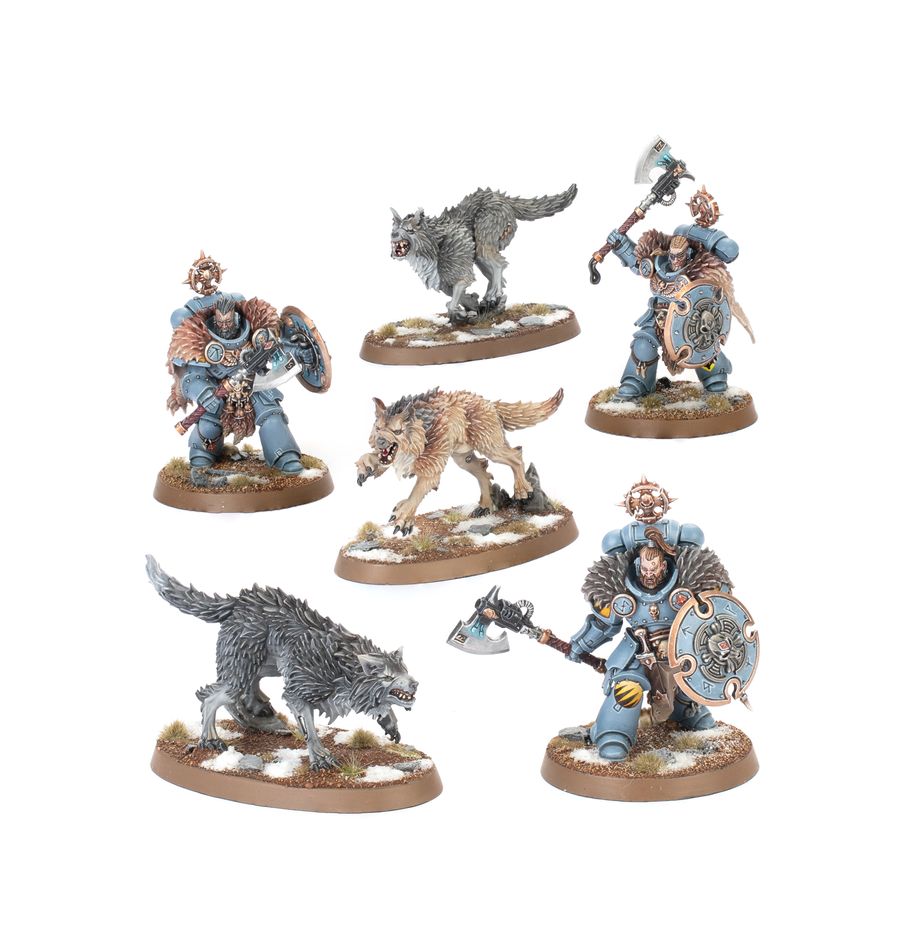 40K SPACE WOLVES WOLF GUARD HEADTAKERS