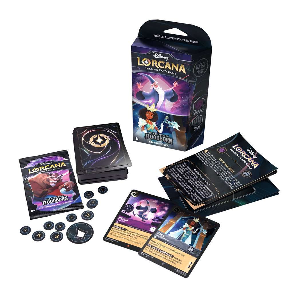 LORCANA RISE OF THE FLOODBORN STARTER: MERLIN/TIANA