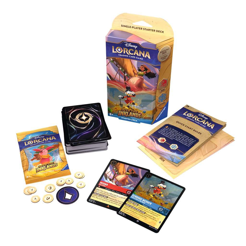 LORCANA INTO THE INKLANDS STARTER DECK: MOANA/SCROOGE MCDUCK