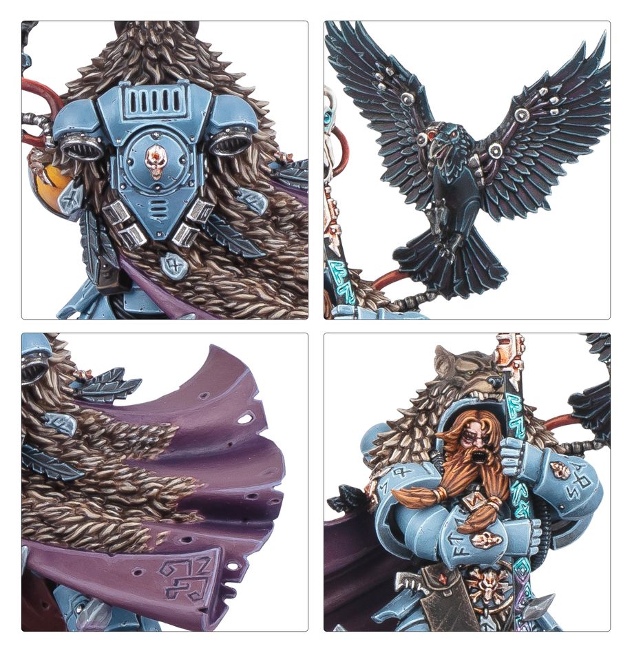 40K SPACE WOLVES NJAL STORMCALLER