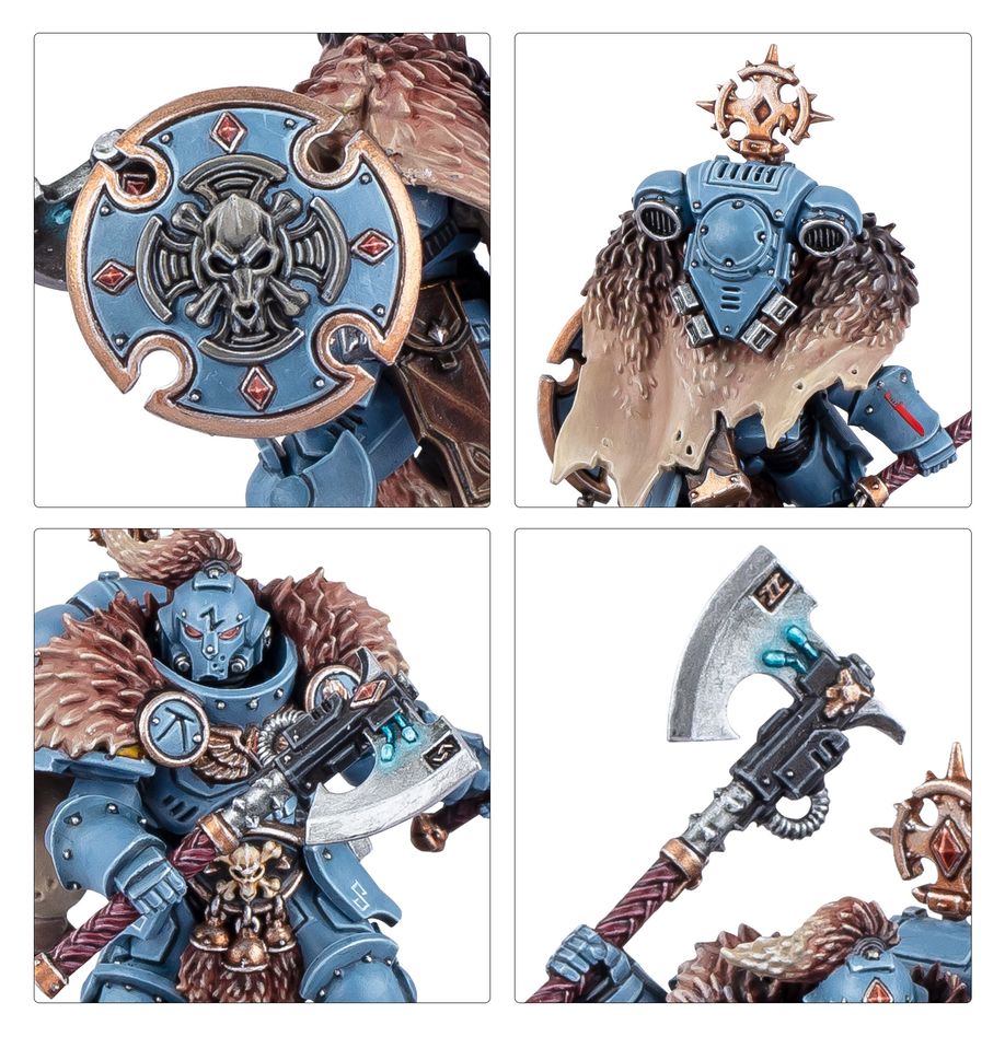40K SPACE WOLVES WOLF GUARD HEADTAKERS