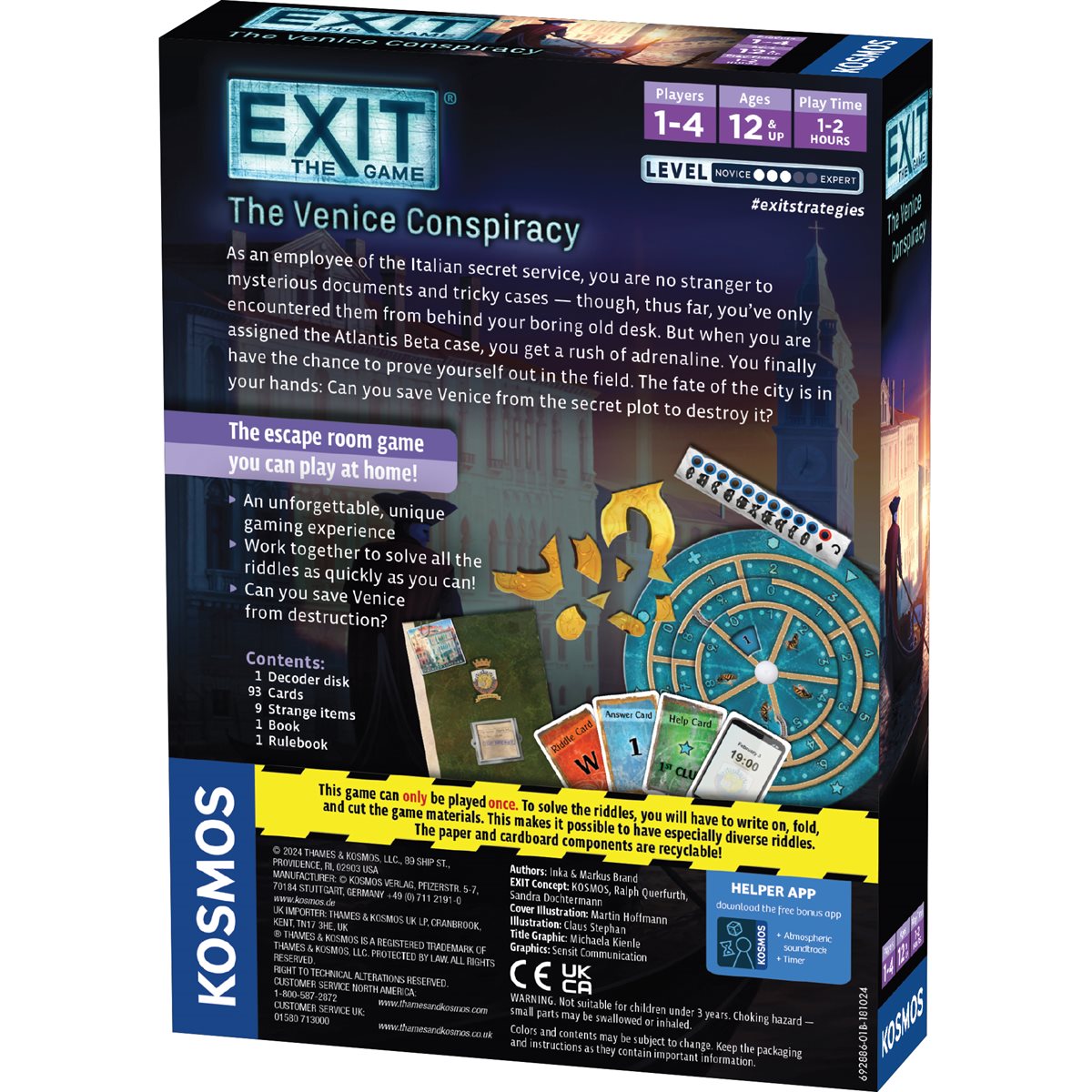 EXIT: THE VENICE CONSPIRACY (LEVEL 3)