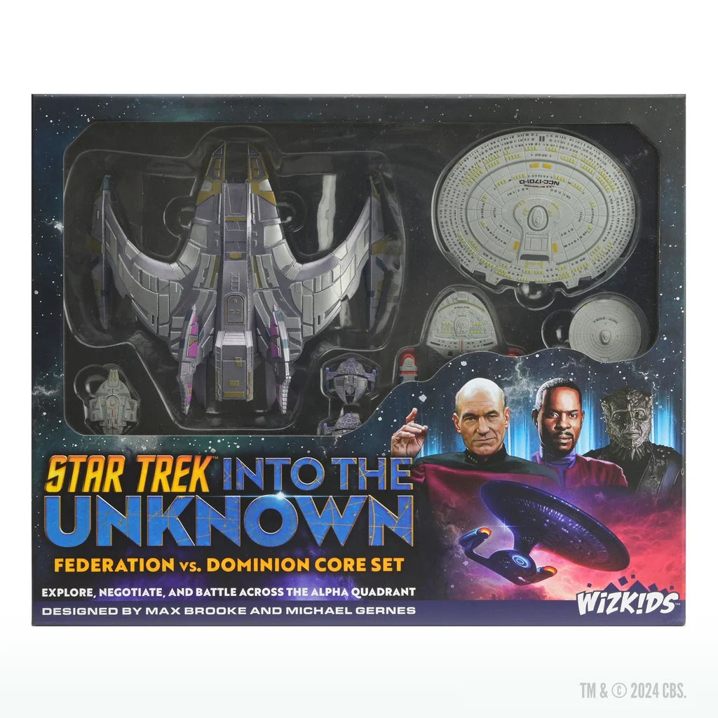 STAR TREK INTO THE UNKNOWN FEDERATION VS DOMINION CORE SET