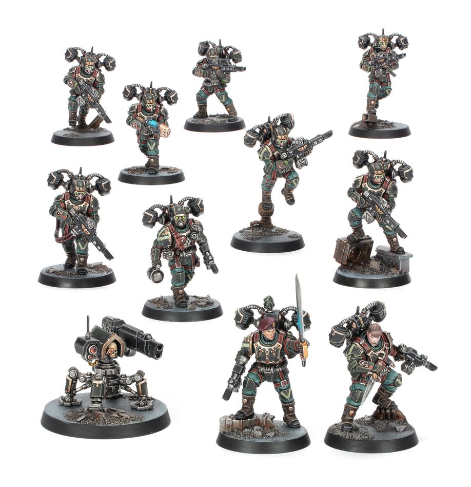 40K ASTRA MILITARUM TEMPESTUS AQUILONS KILL TEAM