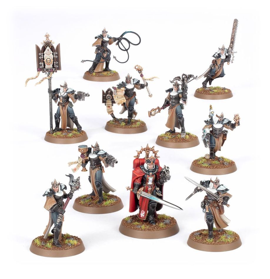 40K ADEPTA SORORITAS SISTERS NOVITIATE SQUAD