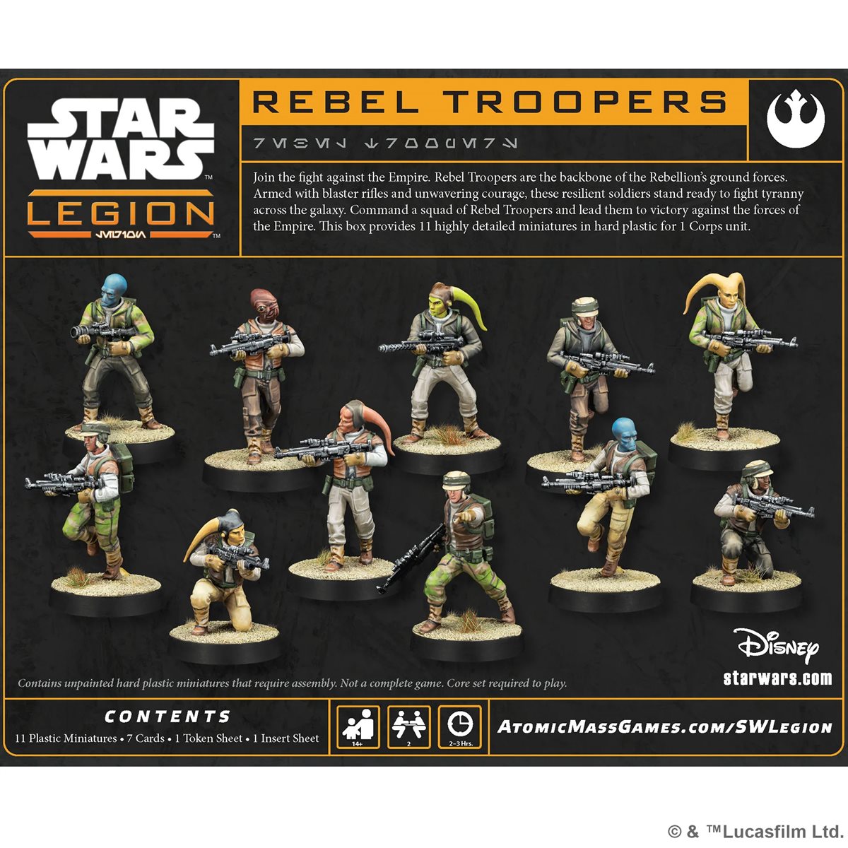 STAR WARS LEGION REBEL TROOPERS