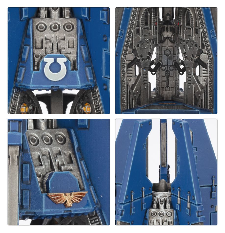 40K SPACE MARINES DROP PODS