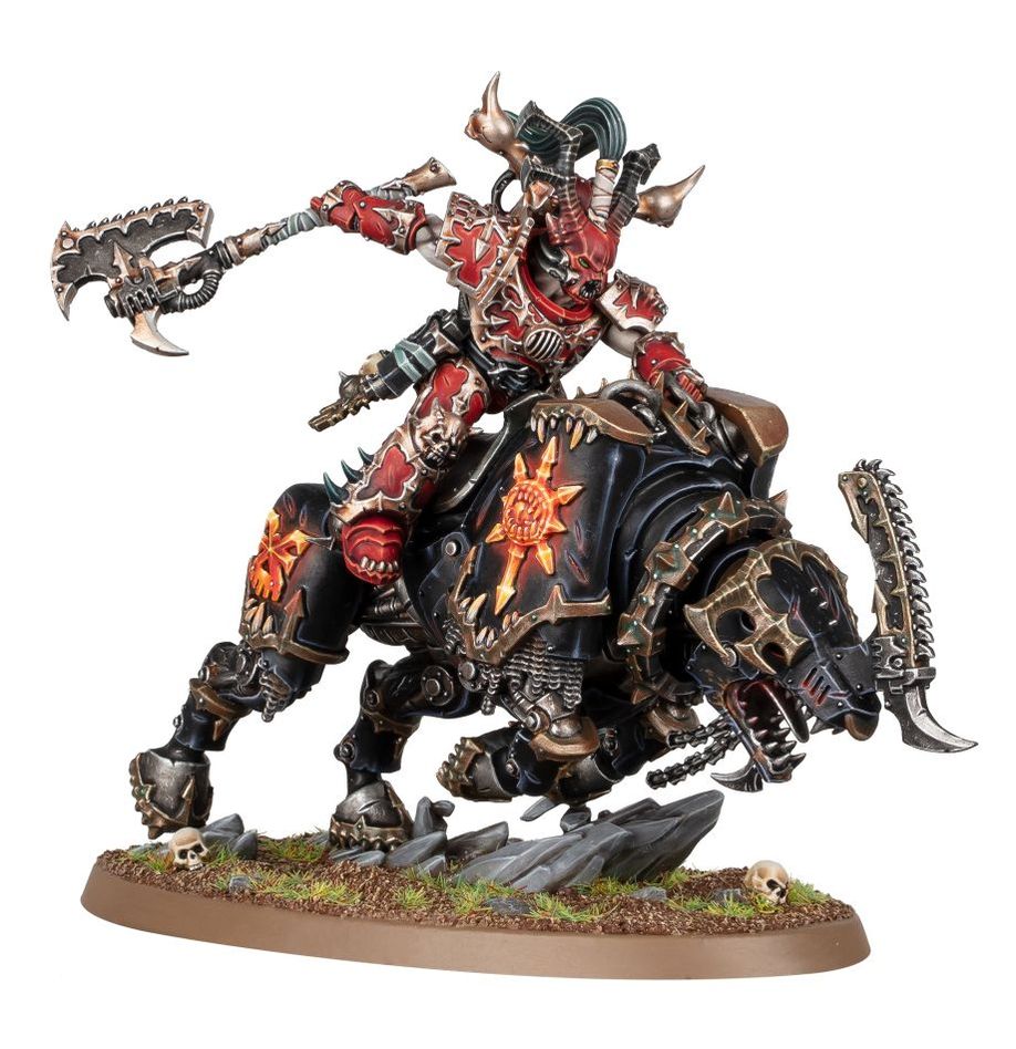 40K WORLD EATERS LORD INVOCATUS/LORD ON JUGGERNAUT
