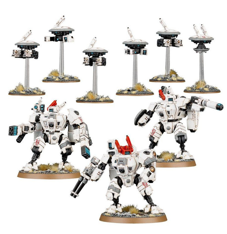 40K TAU CRISIS BATTLESUITS