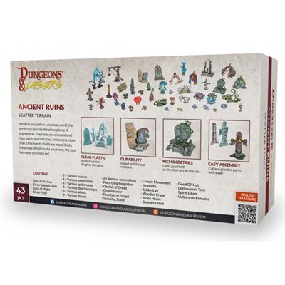 DUNGEONS & LASERS ANCIENT RUINS SCATTER TERRAIN