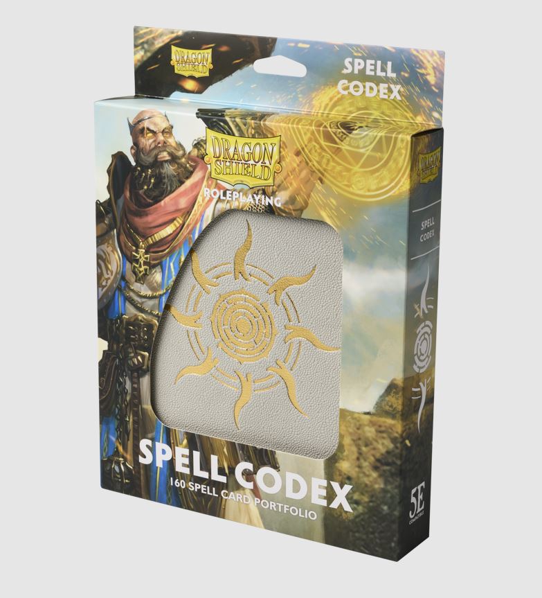DRAGON SHIELD RPG: SPELL CODEX ASHEN WHITE
