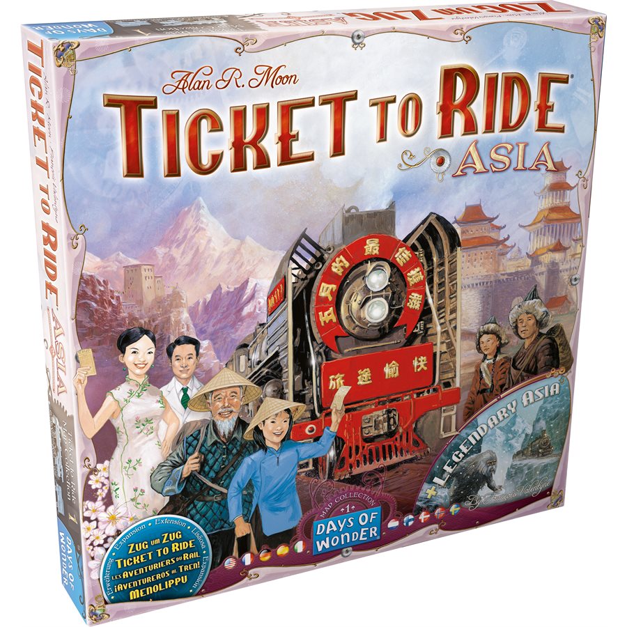 TICKET TO RIDE MAP 1: ASIA & LEGENDARY ASIA