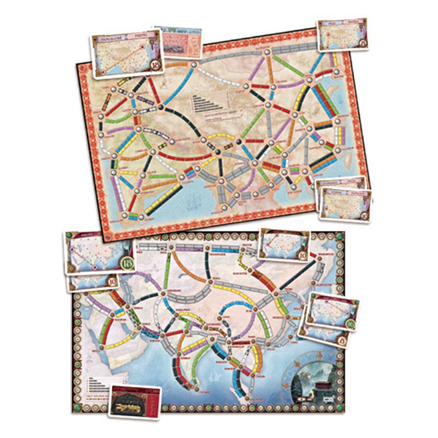 TICKET TO RIDE MAP 1: ASIA & LEGENDARY ASIA