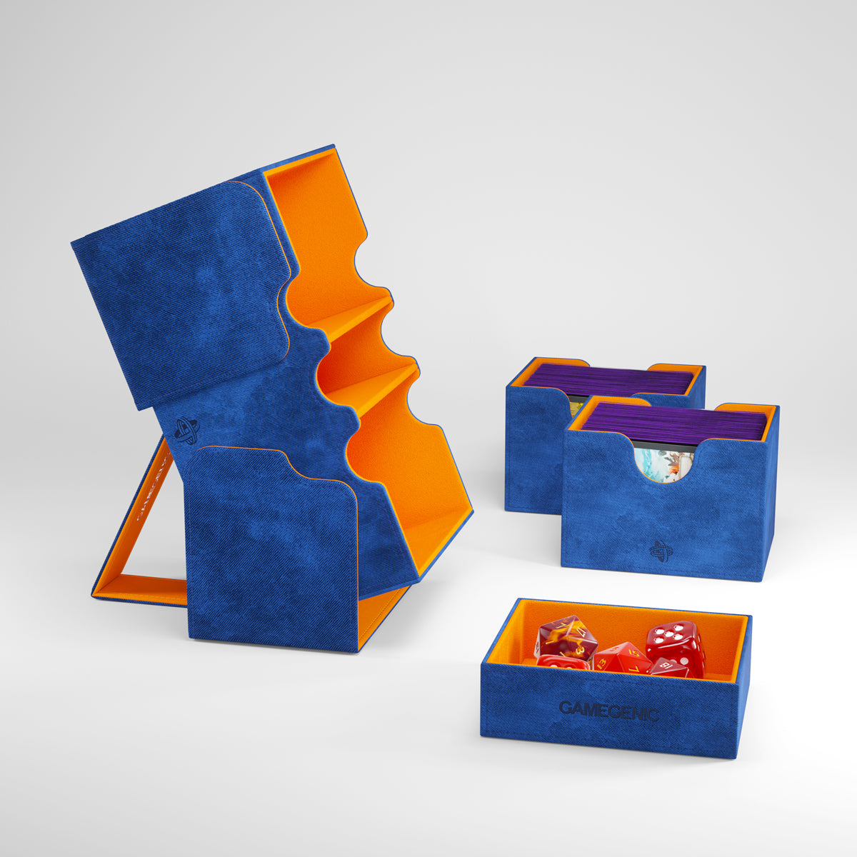 GAMEGENIC STRONGHOLD XL 200+ BLUE/ORANGE EXCLUSIVE