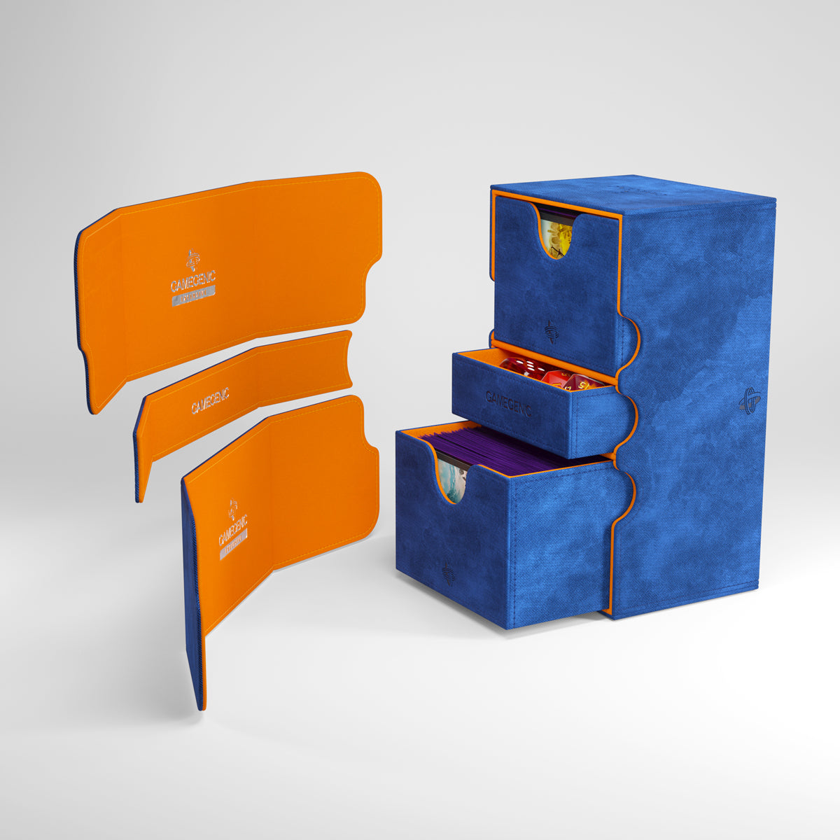 GAMEGENIC STRONGHOLD XL 200+ BLUE/ORANGE EXCLUSIVE