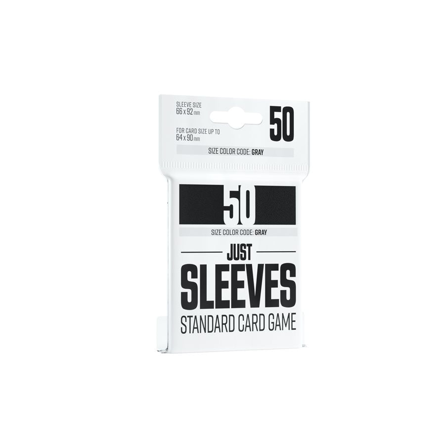 GAMEGENIC JUST SLEEVES STANDARD 50CT BLACK