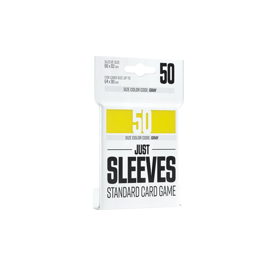 GAMEGENIC JUST SLEEVES STANDARD 50CT YELLOW