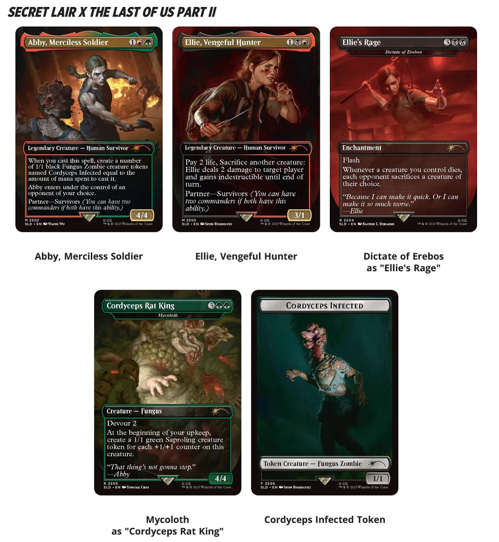 MTG PLAYSTATION SECRET LAIR TLOU PART 2
