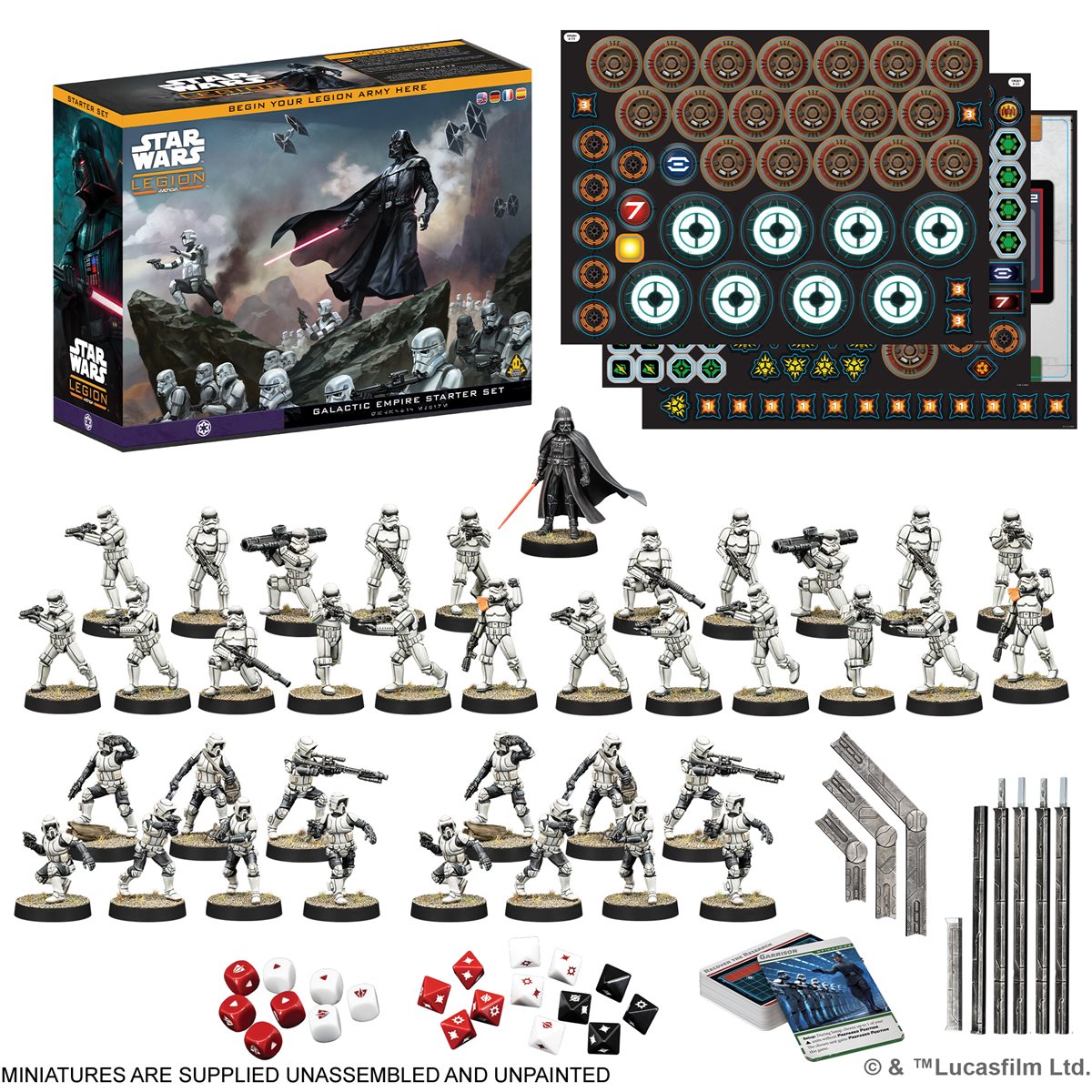 STAR WARS LEGION GALACTIC EMPIRE STARTER SET