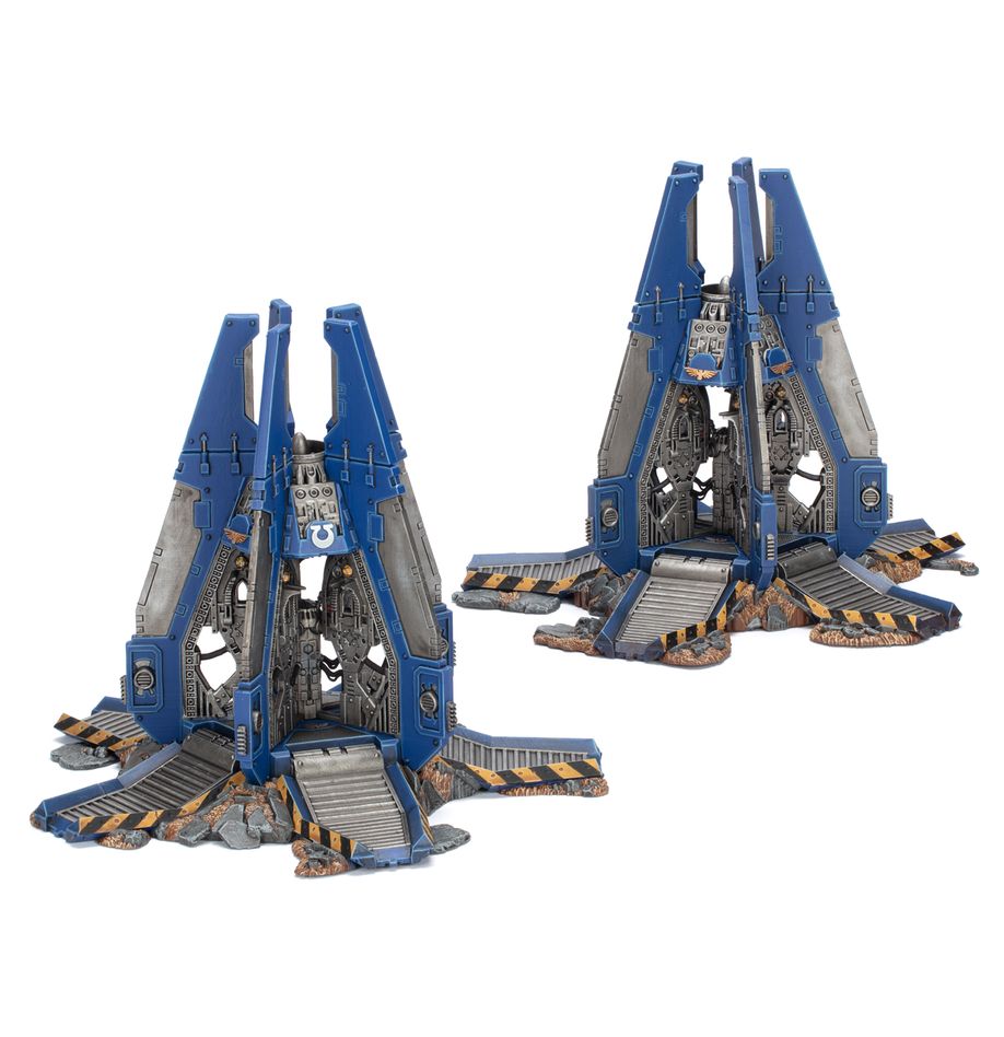 40K SPACE MARINES DROP PODS