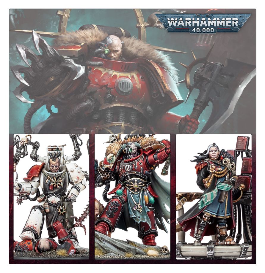 40K CHAOS SPACE MARINES HURON BLACKHEART