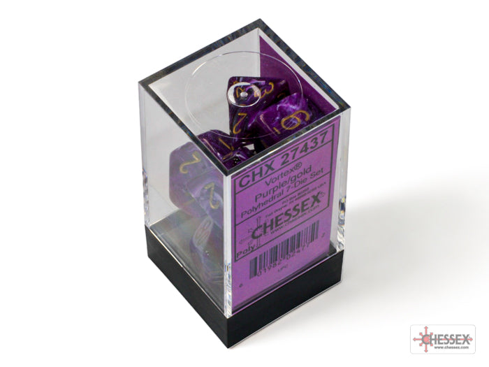 CHX 7-PC POLYHEDRAL VORTEX PURPLE/GOLD