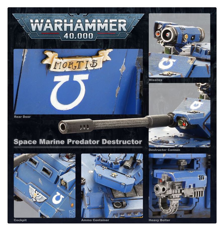 40K SPACE MARINES PREDATOR