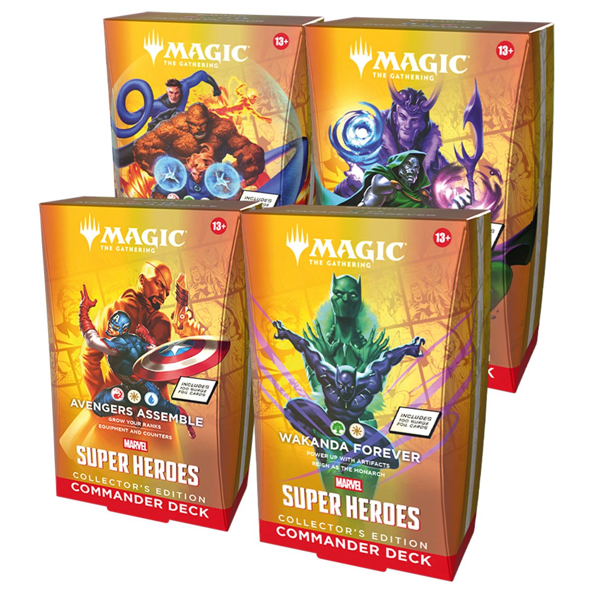 MTG MARVEL COMMANDER COLLECTOR EDITION DECK SET