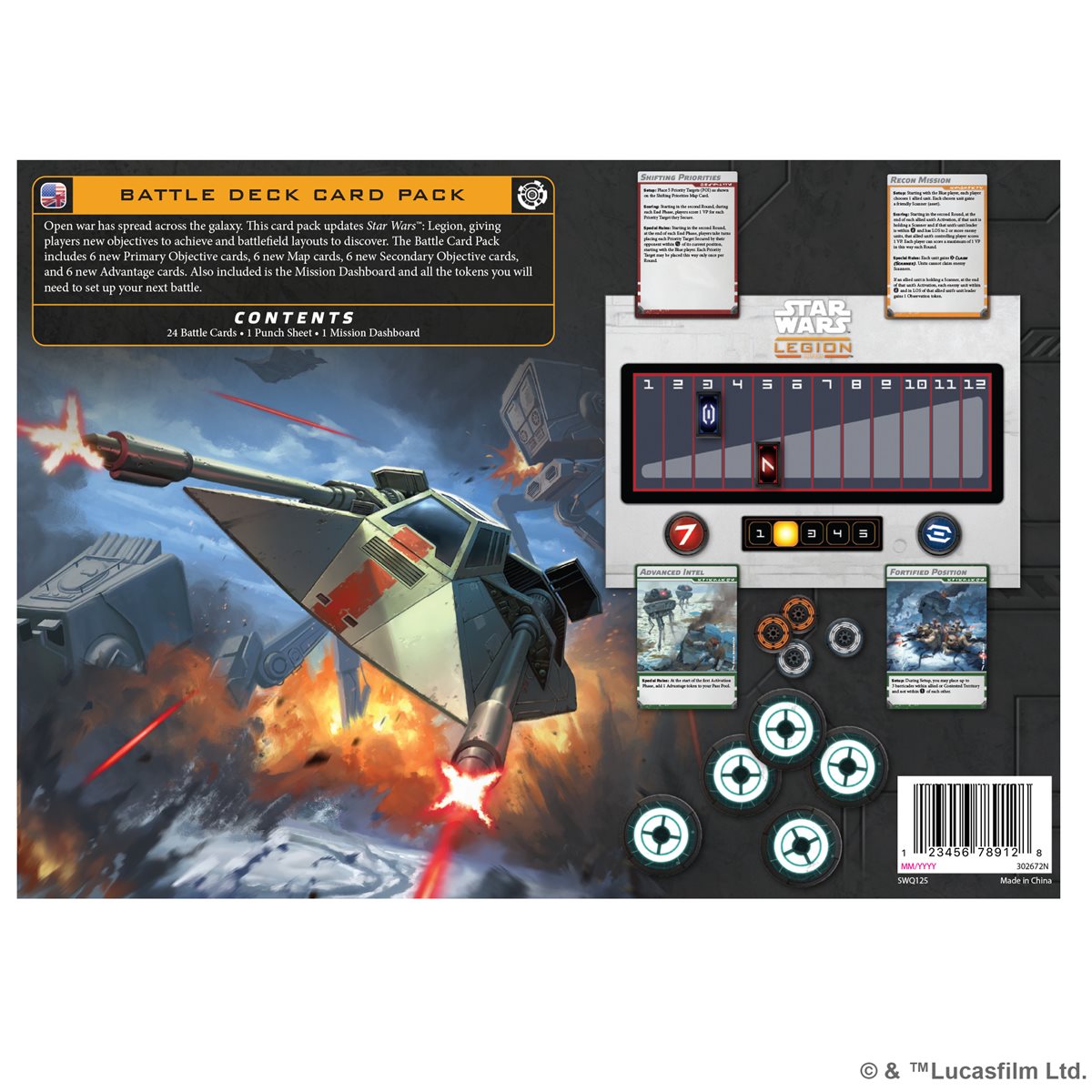 STAR WARS LEGION BATTLE DECK CARD PACK