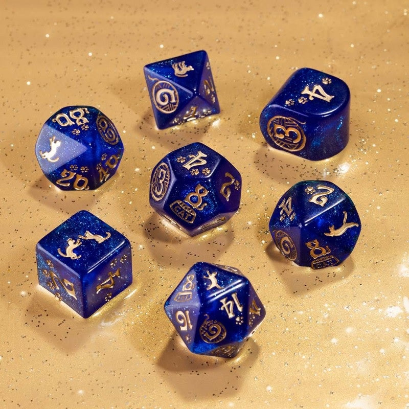 CATS MODERN DICE SET MEOWSTER