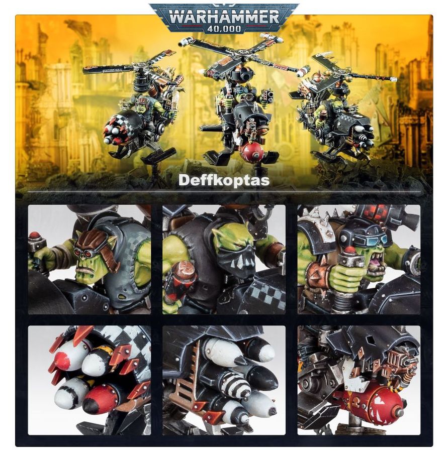 40K ORKS DEFFKOPTAS