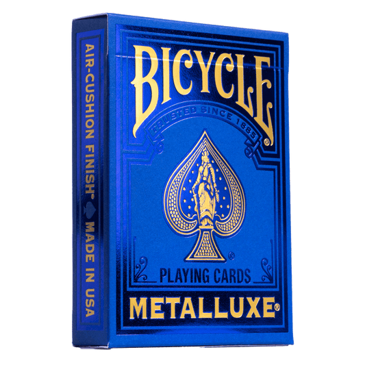 BICYCLE STANDARD PLAYING CARDS - METALLUXE BLUE