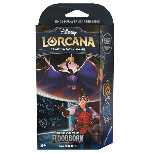 LORCANA RISE OF THE FLOODBORN STARTER: THE QUEEN/GASTON