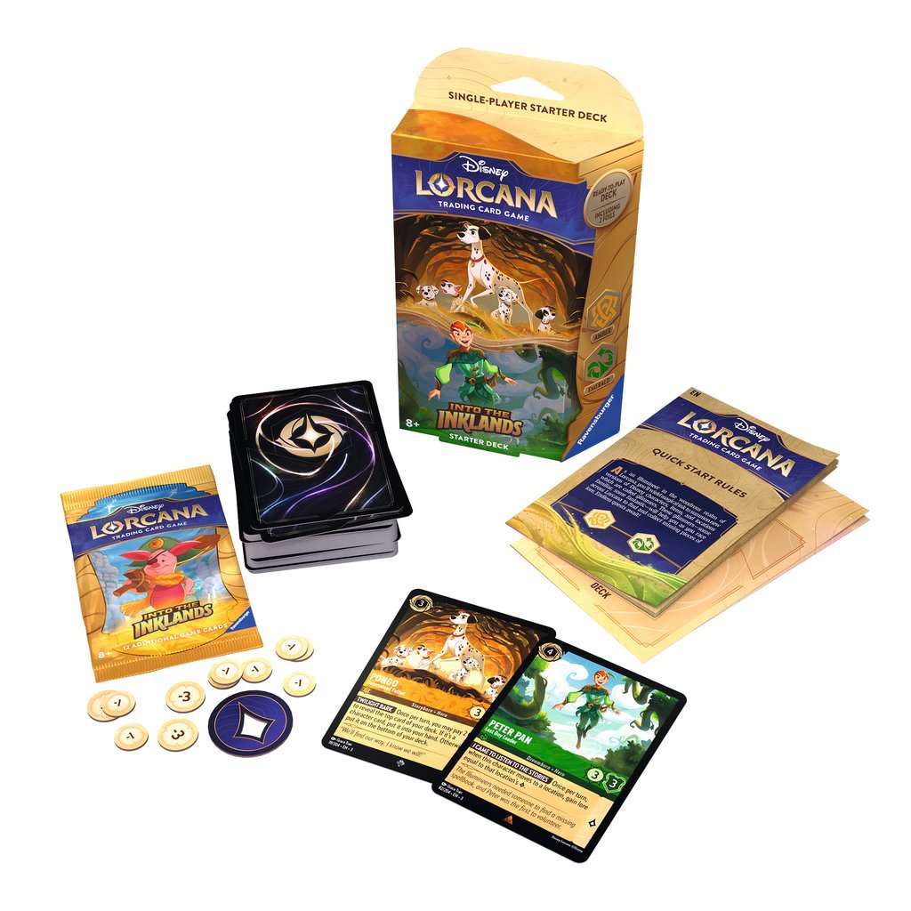 LORCANA INTO THE INKLANDS STARTER DECK: PONGO/PETERN PAN