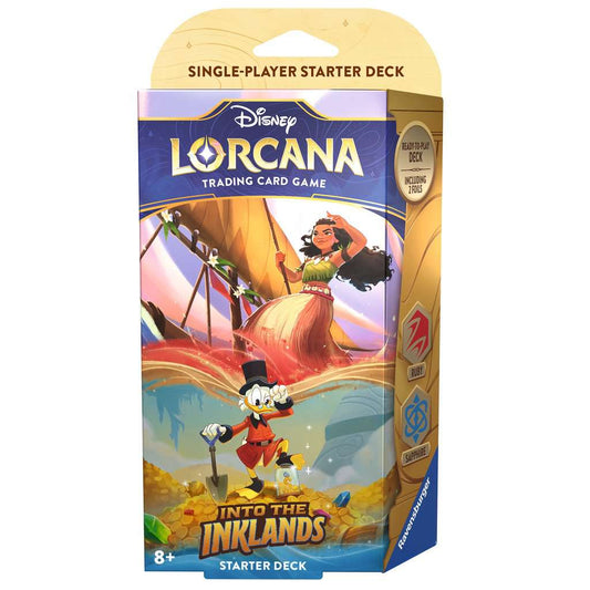 LORCANA INTO THE INKLANDS STARTER DECK: MOANA/SCROOGE MCDUCK