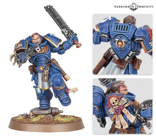 40K SPACE MARINES LIEUTENANT TITUS