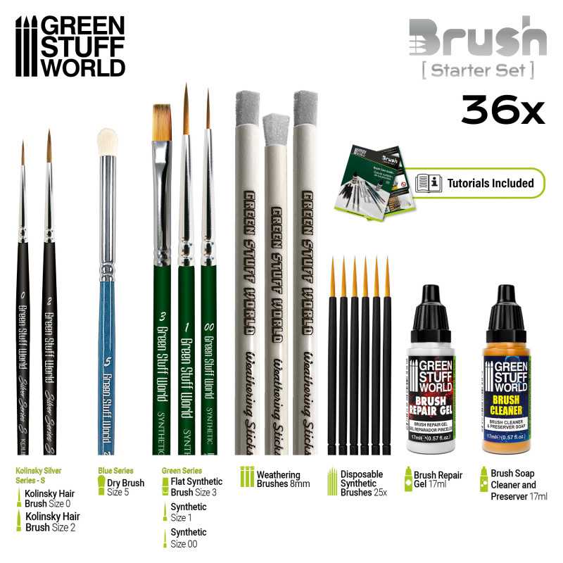 GSW BRUSH STARTER SET