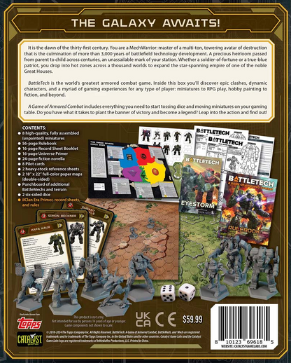 BATTLETECH A GAME OF ARMORED COMBAT 40TH ANNIVERSARY EDITION