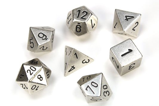 CHX METAL POLYHEDRAL SET: SILVER