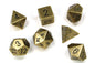 CHX METAL POLYHEDRAL SET: OLD BRASS