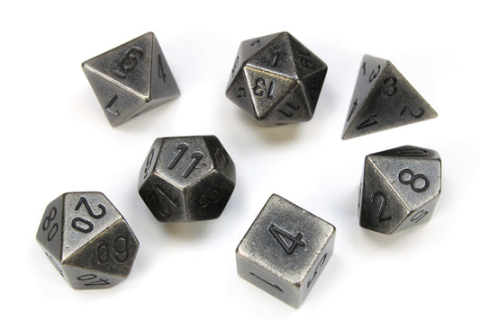 CHX METAL POLYHEDRAL SET: GUNMETAL