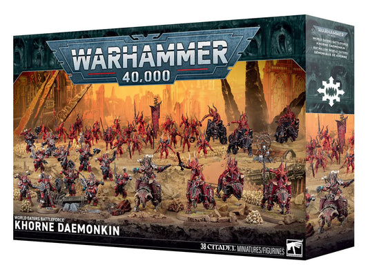 40K WORLD EATERS BATTLEFORCE KHORNE DAEMONKIN