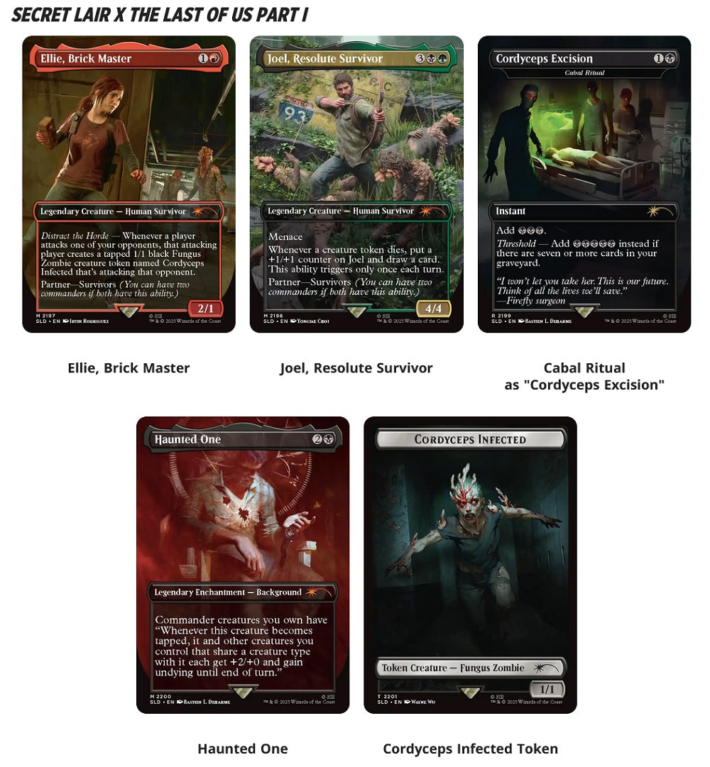MTG PLAYSTATION SECRET LAIR TLOU PART 1