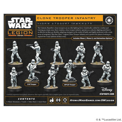 STAR WARS LEGION CLONE TROOPER INFANTRY