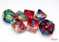 CHX 7-PC POLYHEDRAL NEBULA PRIMARY/BLUE