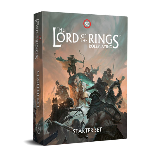 LORD OF THE RINGS RPG 5E STARTER SET OVER HILL AND UNDER HILL