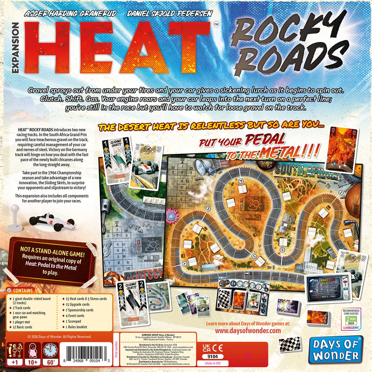 HEAT PEDAL TO THE METAL: ROCKY ROADS