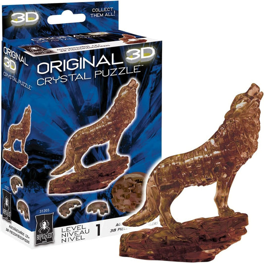 3D CRYSTAL PUZZLE: WOLF