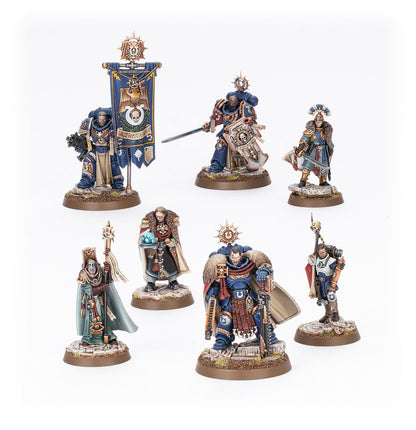 40K SPACE MARINES CAPTAIN TITUS AND WARDENS OF ULTRAMAR